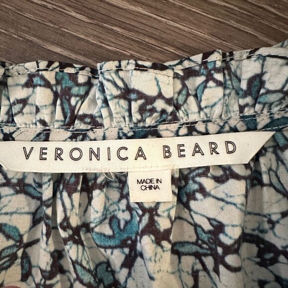 Veronica Beard Tanay Batik Puff Sleeve Jumpsuit - Picture 7 of 10